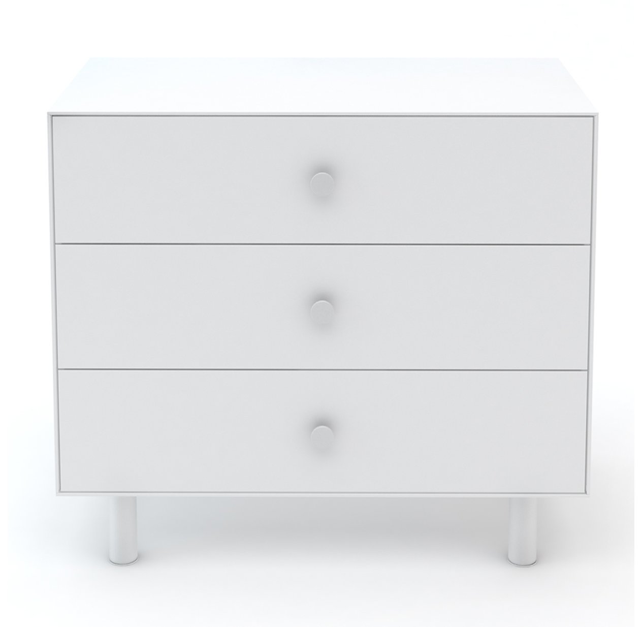 Commode Merlin Classic 3 tiroirs - Blanc